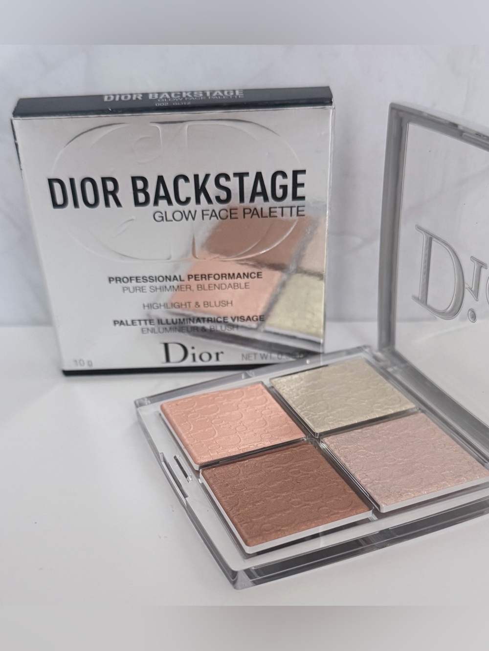 Dior Backstage Glow Face Palette 002 Glitz – Brand New – Discontinued